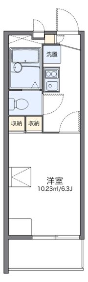 レオパレスツインスターコートⅡの間取り画像