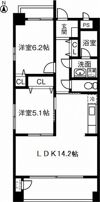 ｾﾚｽﾃｨﾝの間取り画像