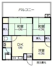 片岡アパートの間取り画像