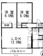 ハートフルユーナⅡの間取り画像