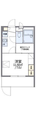 レオパレスIMAGOⅢの間取り画像