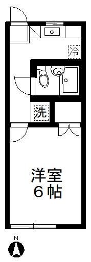 ホークハイツの間取り画像