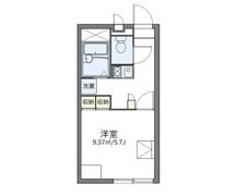 レオパレスハーベストの間取り画像