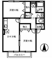 ベルデュール A棟の間取り画像