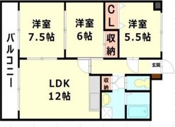 メゾフォルテ豊成の間取り画像