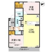 T-residence楠葉の間取り画像