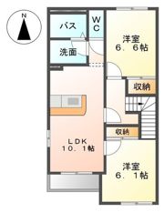 花みずき2の間取り画像