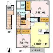セジュール澄Ⅰ B棟の間取り画像
