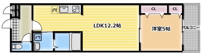 フジパレス旭城北の間取り画像