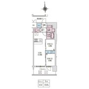 スプランディッド大阪EASTの間取り画像