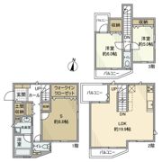 経堂戸建の間取り画像
