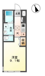 アラベスクの間取り画像