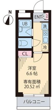 アークナカノの間取り画像