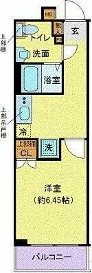 クレヴィスタ門前仲町の間取り画像