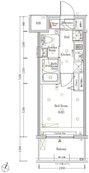 Log横浜伊勢町の間取り画像
