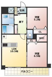 エルザグランツ戸畑千防の間取り画像