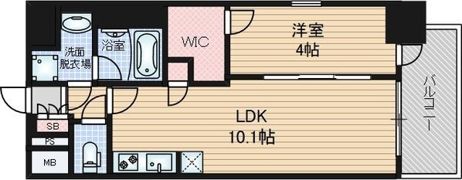 プレサンス ロジェ 車道駅前SOUTHの間取り画像