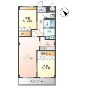 パレスコートの間取り画像
