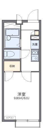 レオパレスルビーの間取り画像