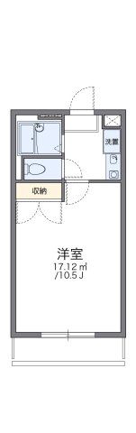 レオパレスはませんBの間取り画像