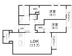 ロイヤルシティ浜松の間取り画像