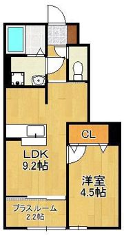 プレミール宇佐の間取り画像