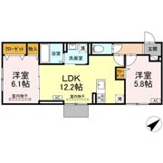 HOPE LODGE Kの間取り画像