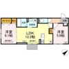 HOPE LODGE Kの間取り画像