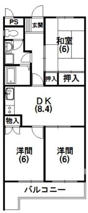 第2マーブルハイツの間取り画像