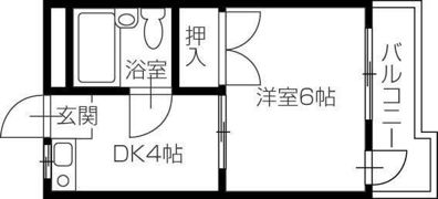 コーポ桑村の間取り画像