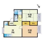 オークス西尾の間取り画像