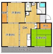 ビレッジハウス日明2号棟の間取り画像