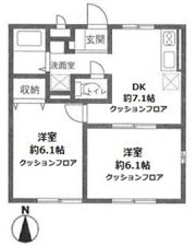 STコーポの間取り画像