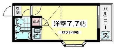 ベルエアー高井戸の間取り画像