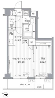 サニーリヴ北新横浜の間取り画像
