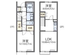 レオネクスト水晶館Ⅲの間取り画像