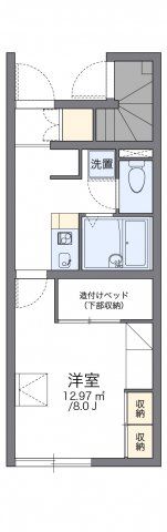 レオパレスラクティの間取り画像