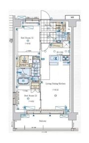 ジェノヴィア赤羽の間取り画像