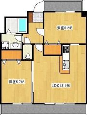 クロノス30新町IIの間取り画像