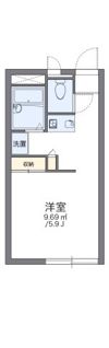 レオパレスサンローズの間取り画像