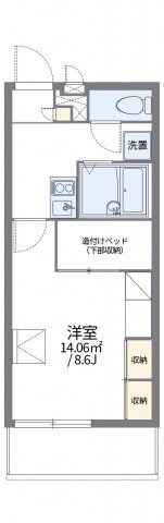 レオパレスシーバーの間取り画像