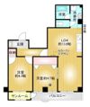 ビルトマンション西宮の間取り画像