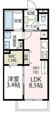 グラーテスの間取り画像