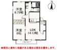 ベリーオーライ Aの間取り画像