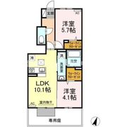 スカイパークス林町の間取り画像