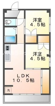 双葉マンションの間取り画像