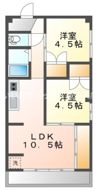 双葉マンションの間取り画像