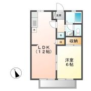 ビーライン新涯A・Bの間取り画像