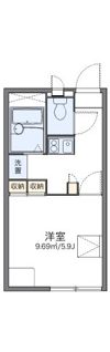 レオパレスジュネスの間取り画像