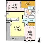 エクセレンス フジの間取り画像